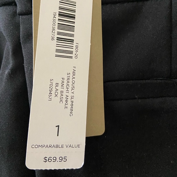 Brand New Chico's Slimming Black Pants NWT - Picture 3 of 6